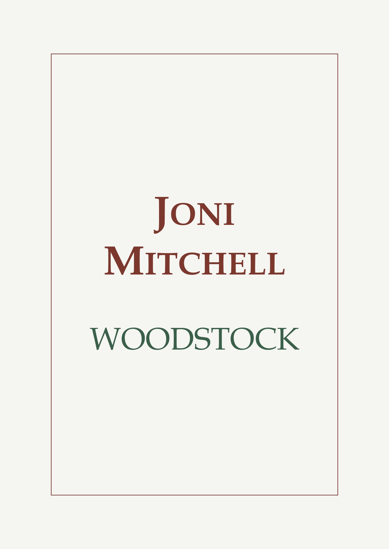 Produktbild zu: Woodstock
