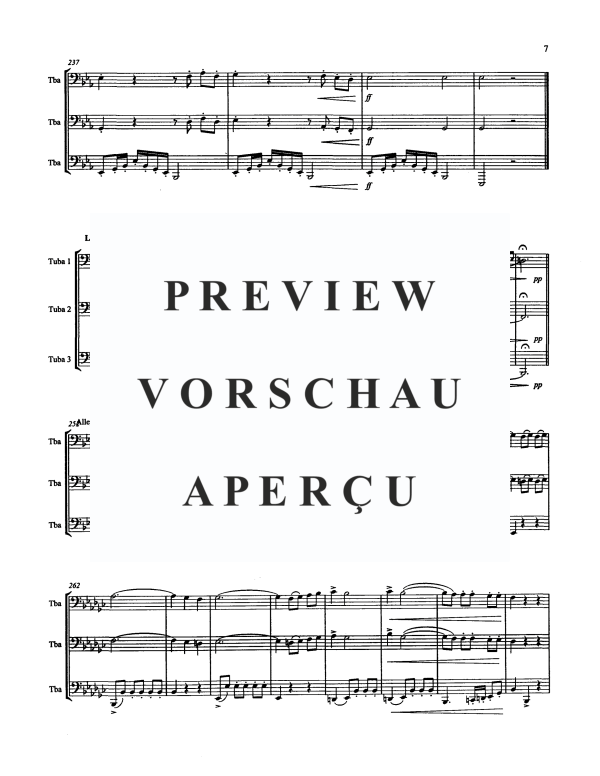 Produktgalerie: Seite 9 von 11 Sechs Trios für drei Hörner, , Tuba Trio