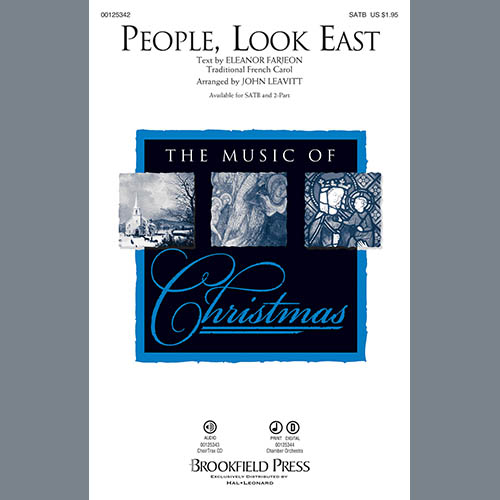 cover: People, Look East (arr. John Leavitt), Traditional French Carol, Chor