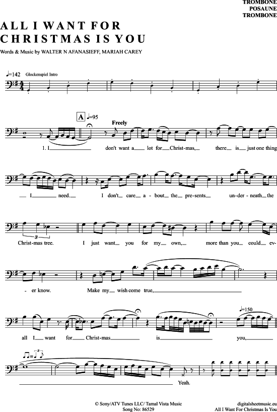 Product picture to: All I Want For Christmas Is You Mariah Carey