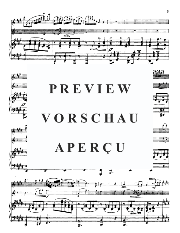 Product gallery: Page 8 of 11 Serenade Op. 15, , Flute, French Horn and Piano