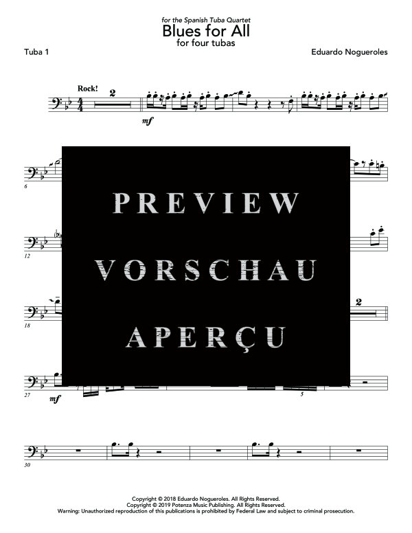 Product gallery: Page 11 of 11 Blues for All, , (Tuba Quartet TTTT)