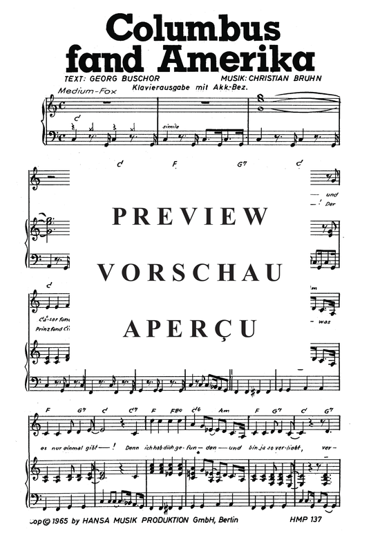 Produktgalerie: Seite 4 von 4 Columbus fand Amerika, Malmkvist, 	Siw, Klavier und Gesang