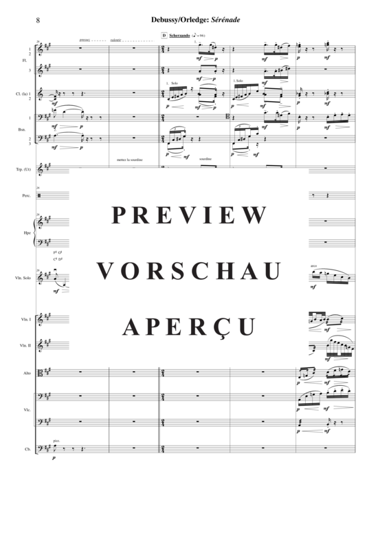 gallery: Sérénade for violin and orchestra , , (Orchester + Violine Solo)