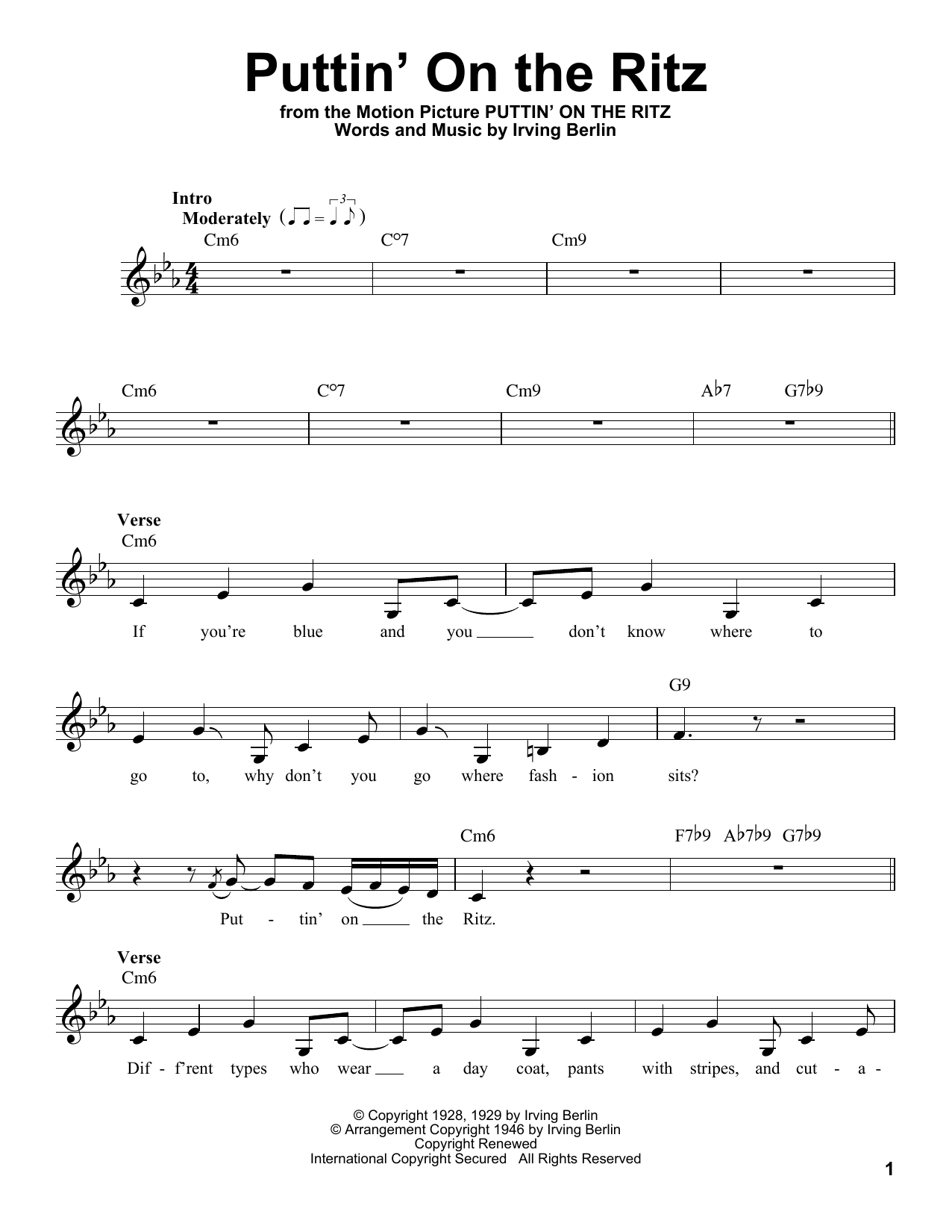 Produktbild zu: Puttin' On The Ritz