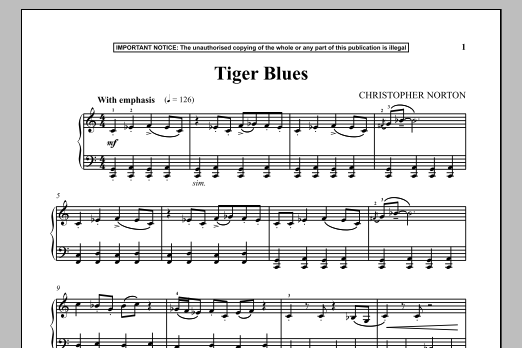 Product gallery: Page 1 of 1 Tiger Blues, Christopher Norton