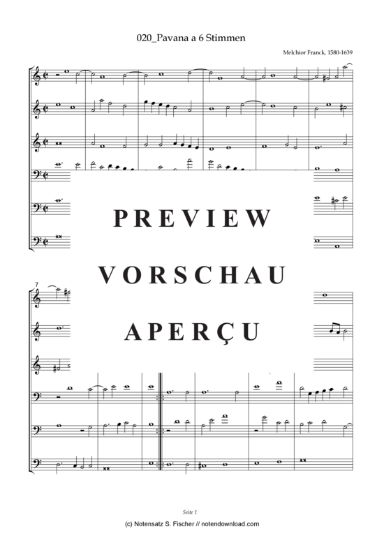 Product gallery: Page 2 of 4 Pavana a 6 Stimmen, , 