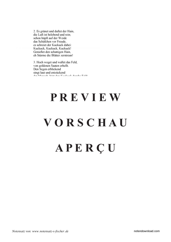Product gallery: Page 3 of 3 Da kommt ja der liebliche Mai , , Piano and Voice