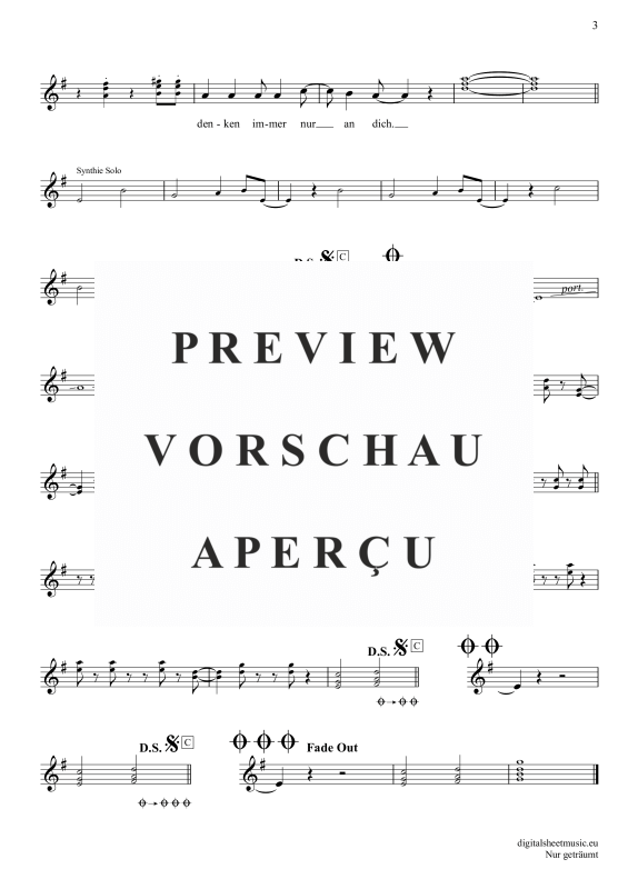 gallery: Nur geträumt, Nena, Blockflöte