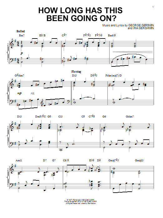 Product picture to: How Long Has This Been Going On? [Jazz version] (arr. Brent Edstrom)