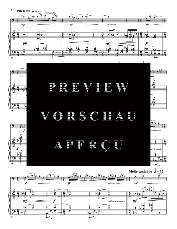 Product gallery: Page 6 of 11 Phonema, , (trombone and piano)