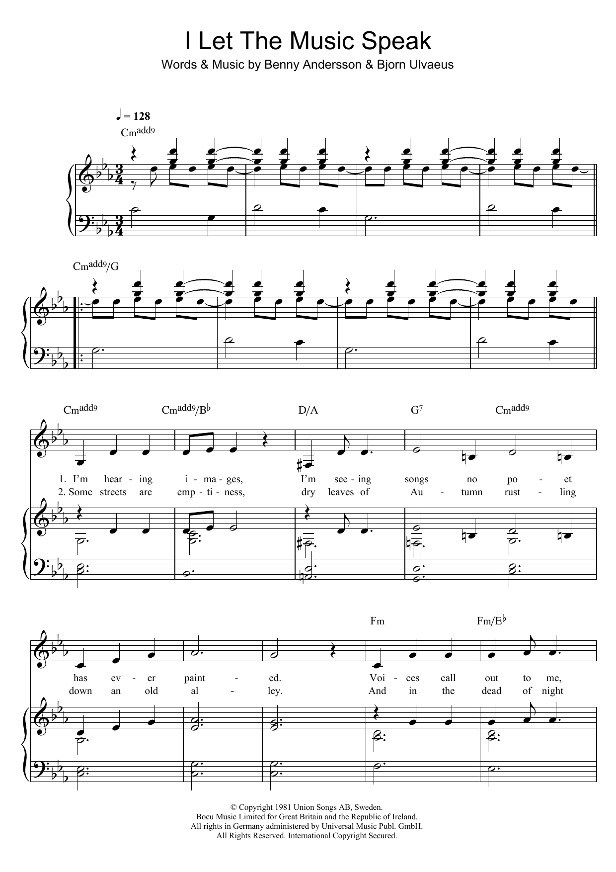 Produktbild zu: I Let The Music Speak