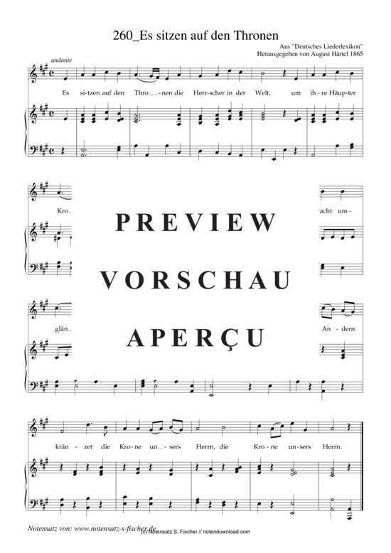 Product gallery: Page 2 of 3 Es sitzen auf den Thronen , , Piano and Voice