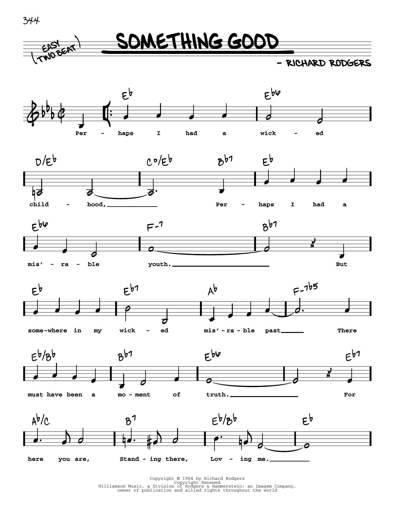 Produktbild zu: Something Good (from The Sound Of Music) (Low Voice)