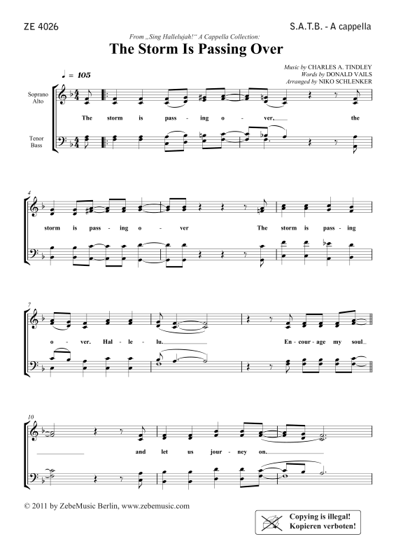 Product gallery: Page 1 of 6 The Storm Is Passing Over, , Mixed Choir