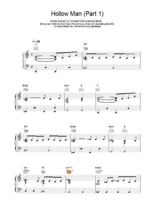 Produktgalerie: Seite 1 von 1 Hollow Man (Part 1), Kula Shaker, Gesang, Gitarre, Klavier