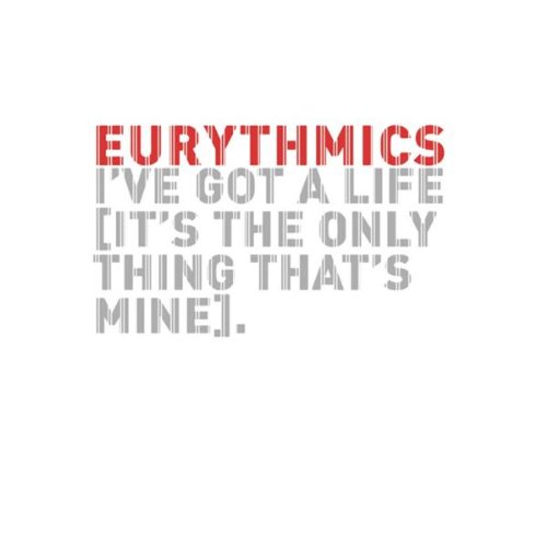 cover: I've Got A Life, Eurythmics, Gesang, Gitarre, Klavier