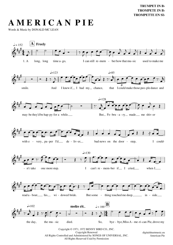 Product picture to: American Pie Don Mclean