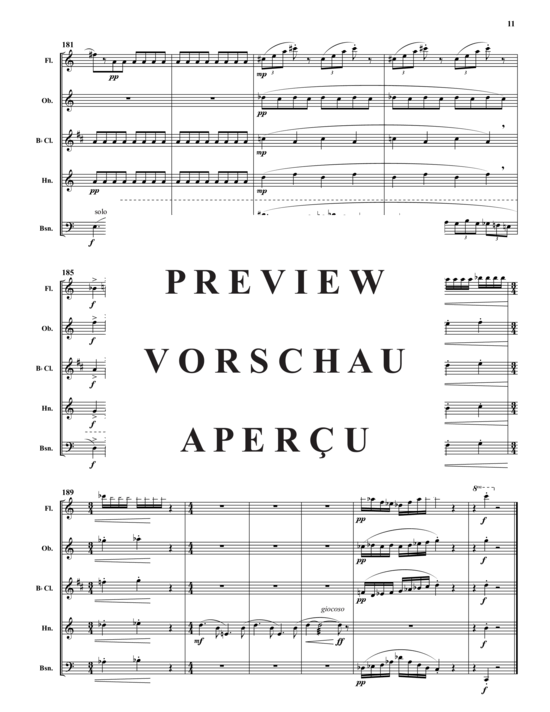 Produktgalerie: Seite 13 von 21 Wind Quintet , , (Holzbläserquintett)