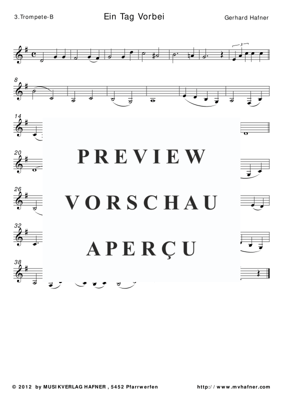gallery: Ein Tag vorbei, , (Blechbläser Quintett)