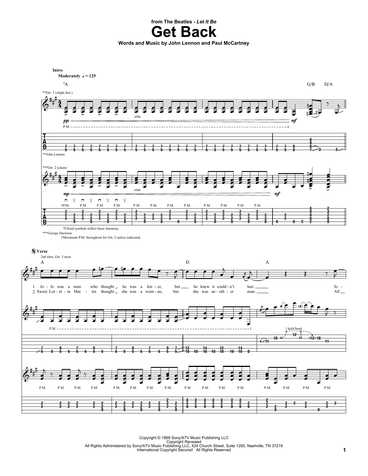 Product gallery: Page 1 of 1 Get Back, The Beatles