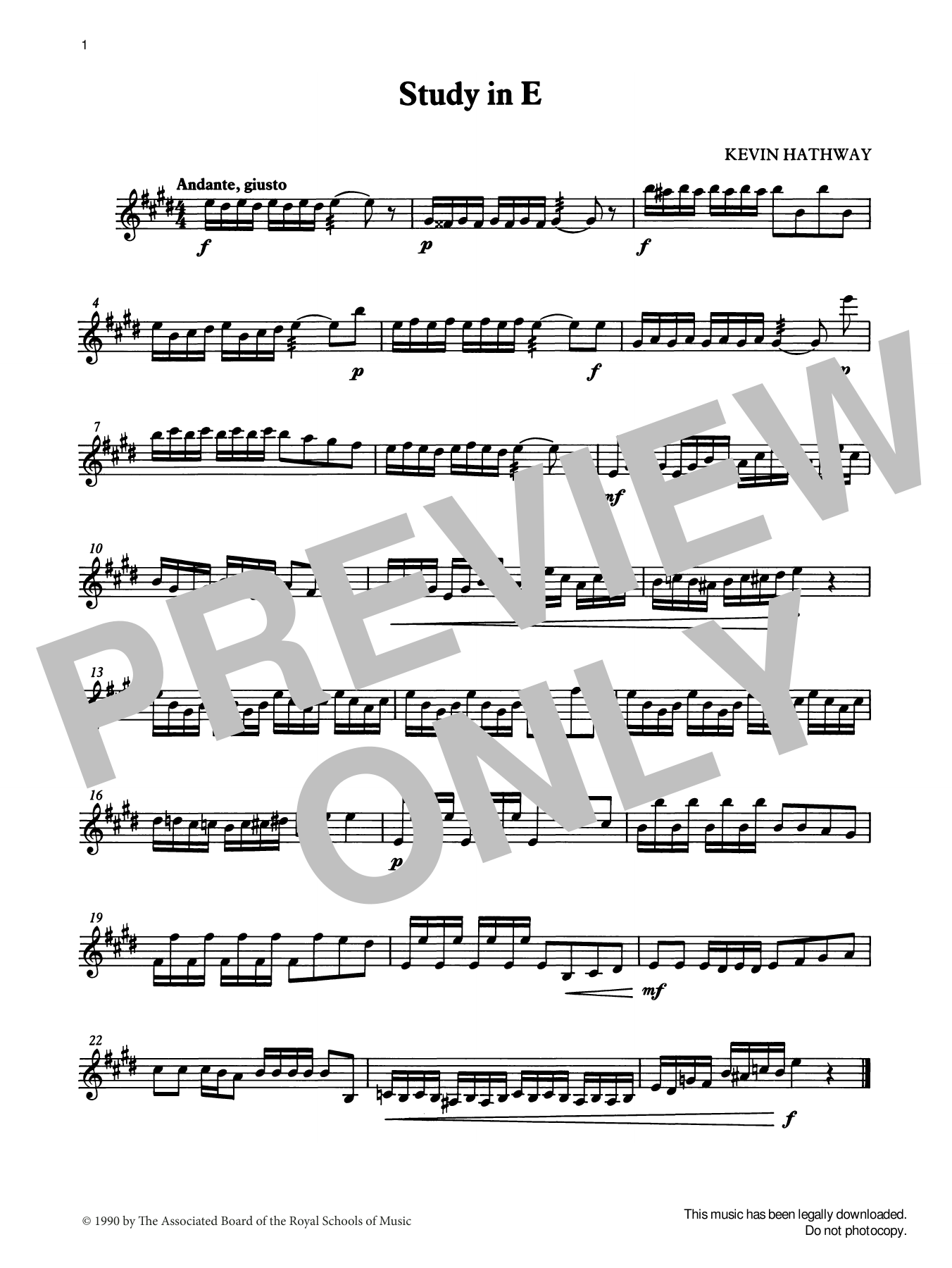 Produktgalerie: Seite 1 von 1 Study in E from Graded Music for Tuned Percussion, Book II, Ian Wright and Kevin Hathaway, Percussion