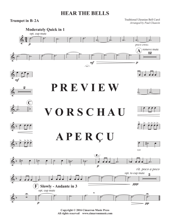 Produktgalerie: Seite 9 von 17 Hear the Bells , , (Doppeltes Blechbläserquintett)