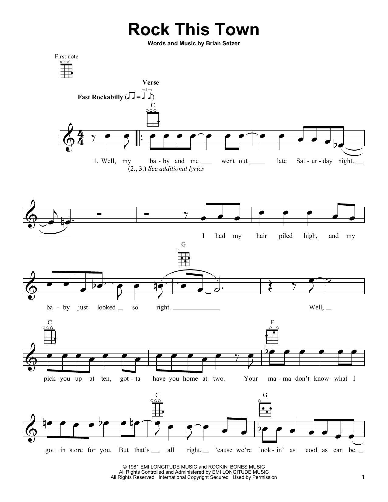 Product gallery: Page 1 of 1 Rock This Town, Stray Cats