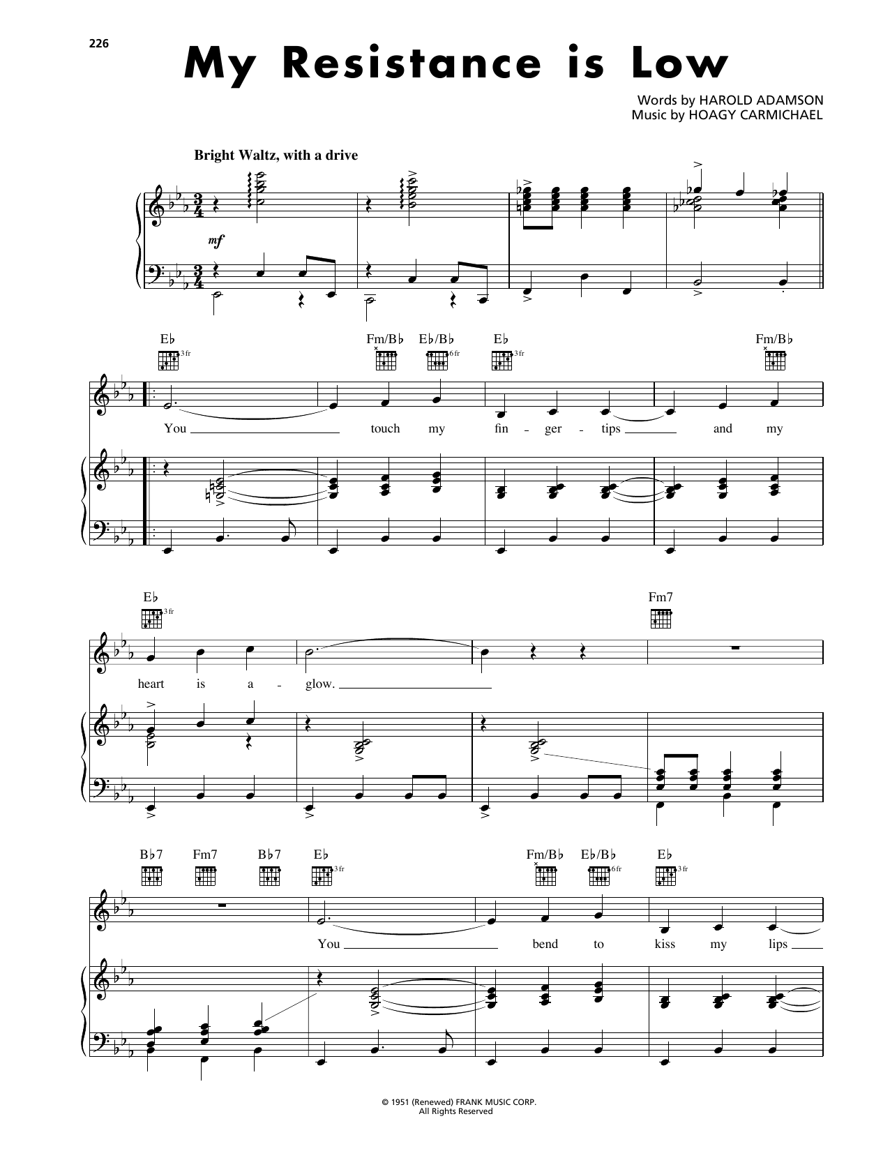 Produktgalerie: Seite 1 von 1 My Resistance Is Low, Hoagy Carmichael, Gesang, Gitarre, Klavier