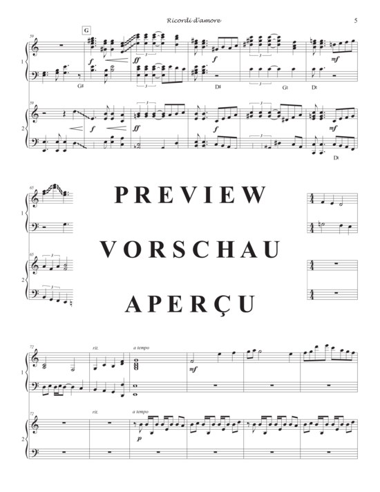 Produktgalerie: Seite 8 von 21 Ricordi d´ amore Memories of Love , , (2 Harfen)