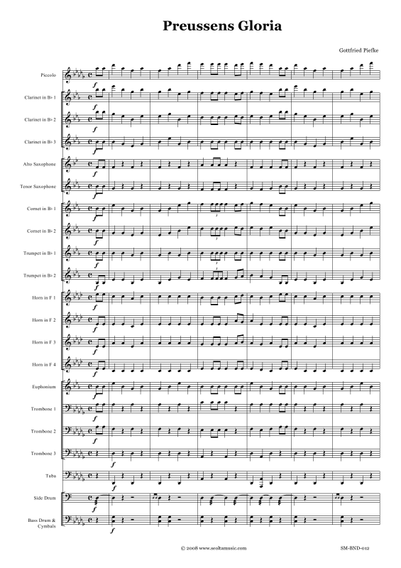 Produktgalerie: Seite 1 von 11 Preussens Gloria, , Concert Band
