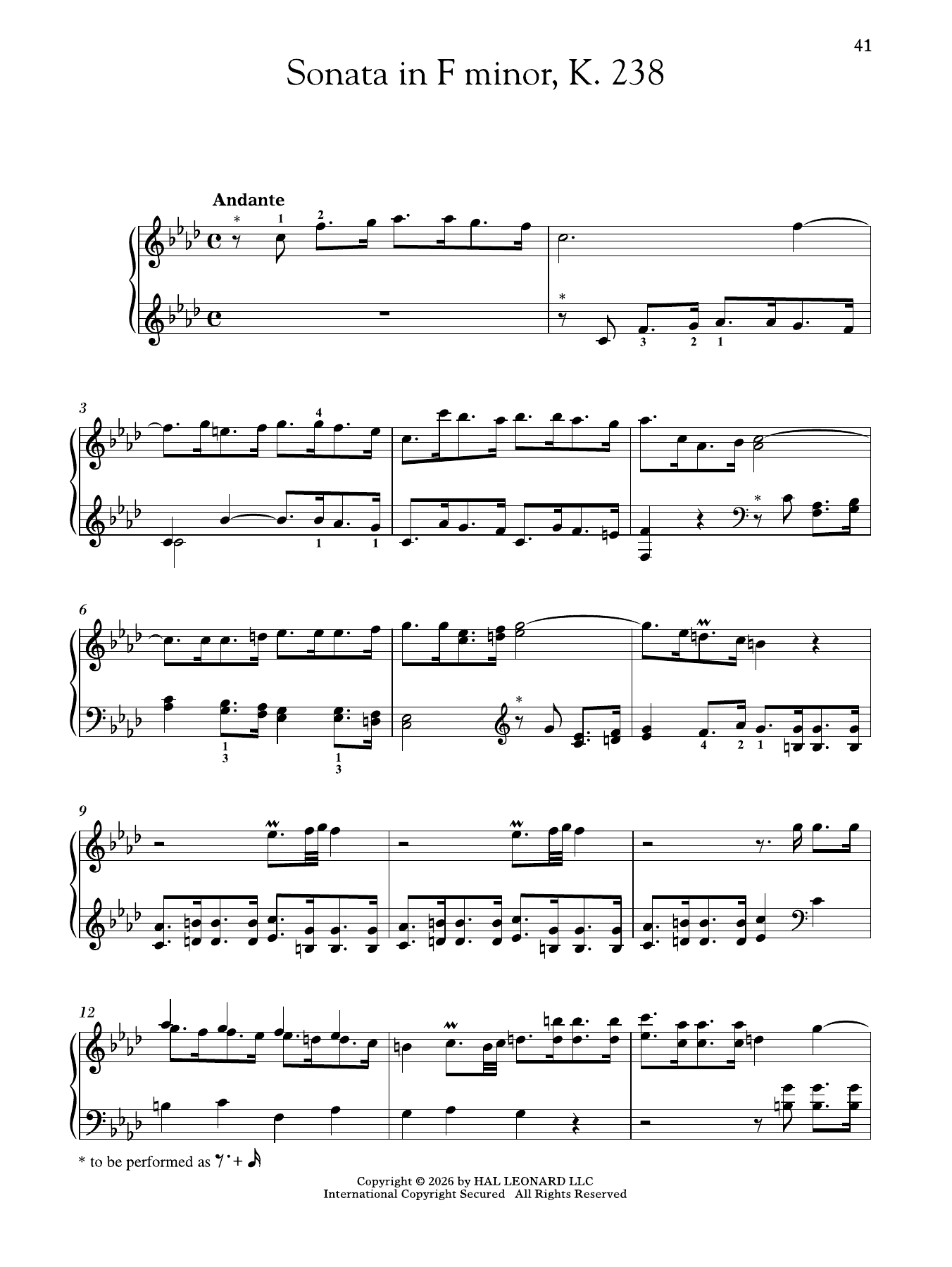 Produktgalerie: Seite 1 von 1 Sonata In F Minor, K. 238, Domenico Scarlatti, Klavier