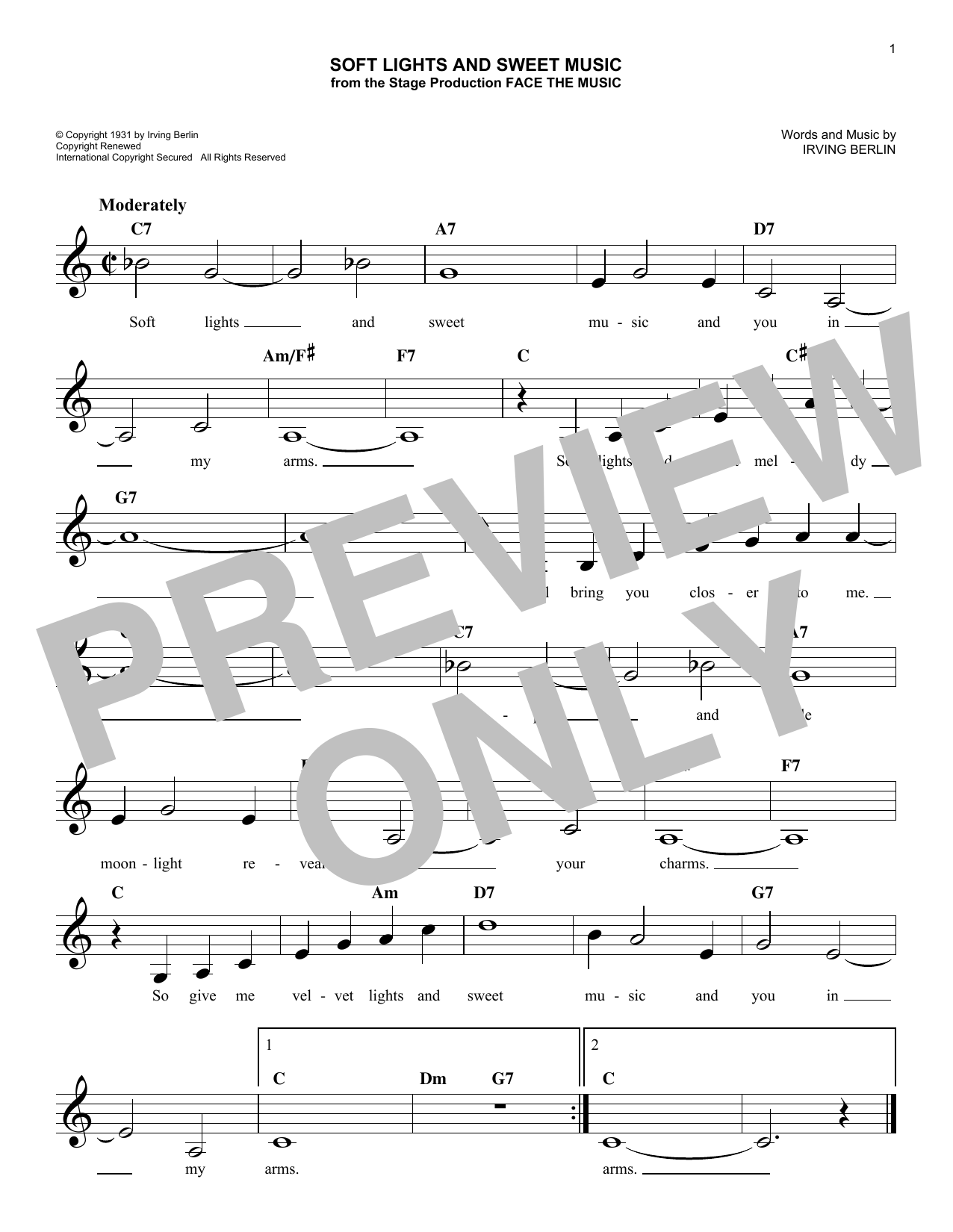 Product gallery: Page 1 of 1 Soft Lights And Sweet Music, Mel Lewis