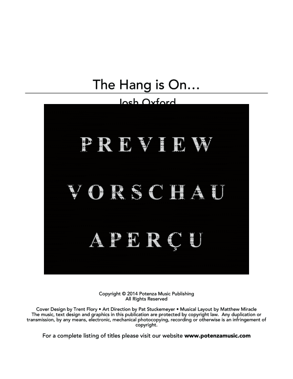Product gallery: Page 3 of 9 The Hang is On..., , (bass clarinet and CD)