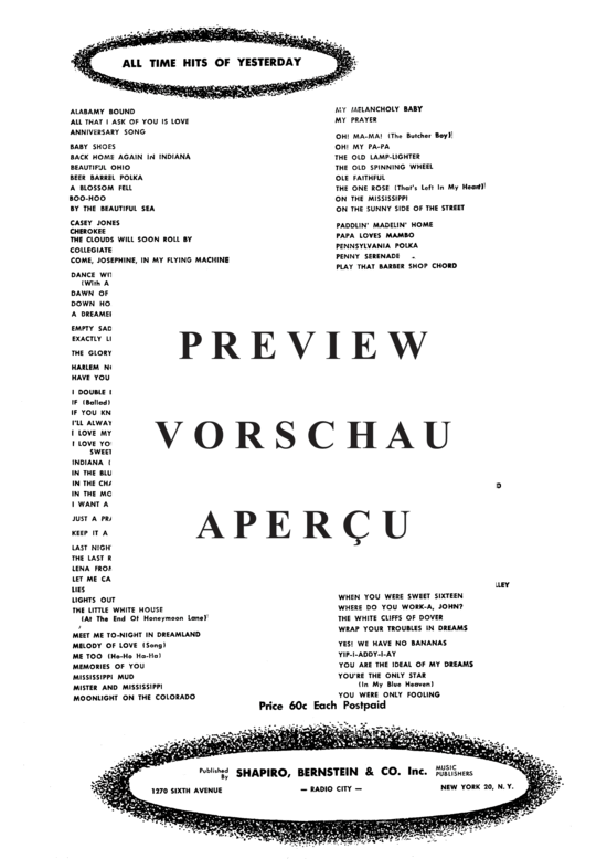 gallery: Did You Mean It? , Lyman, Abe  , Klavier und Gesang