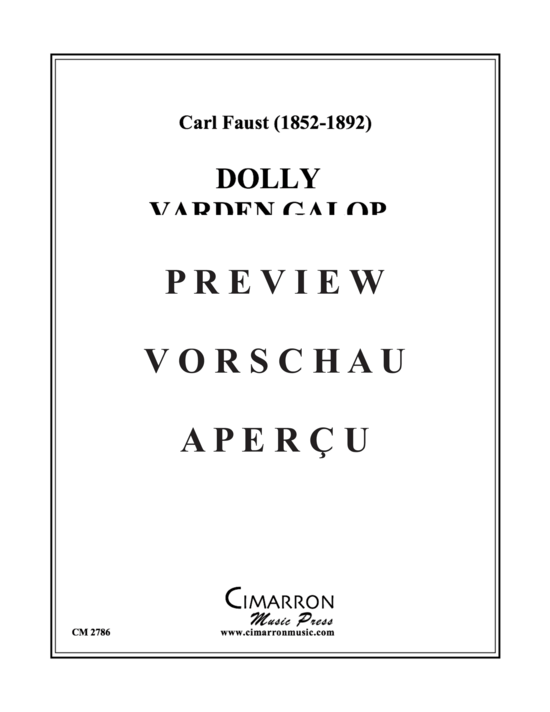 Produktgalerie: Seite 2 von 16 Dolly Varden Galop , , (Blechbläserquintett)