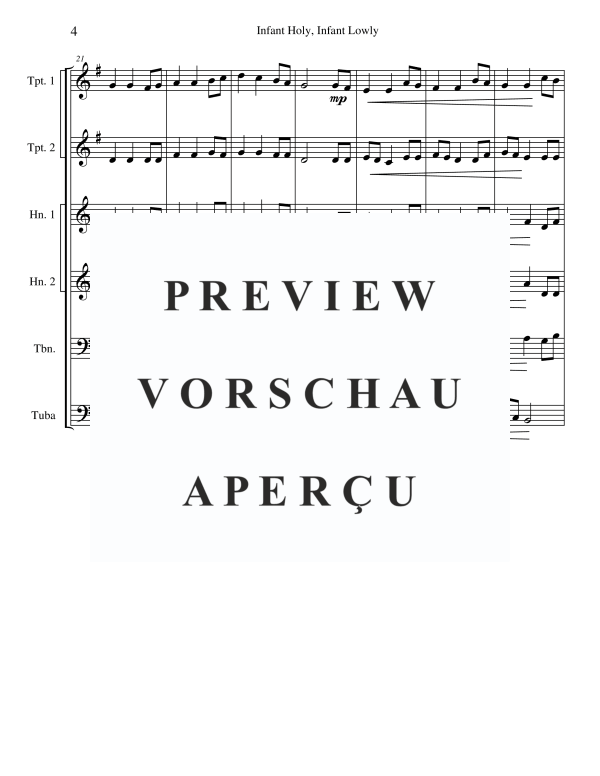 Produktgalerie: Seite 6 von 11 Infant Holy, Infant Lowly, , BlechblÀser Sextett