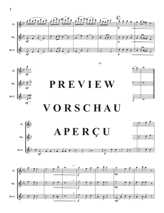 Product gallery: Page 3 of 11 Drei Hymnen , , (Trio: flute, oboe, clarinet)