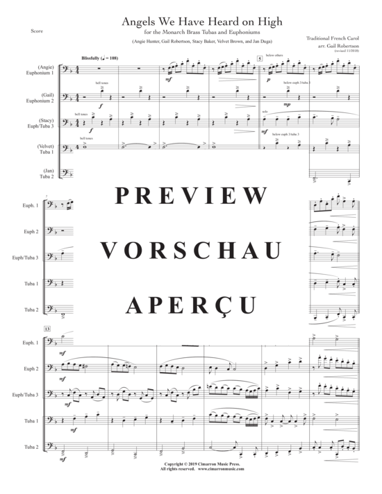 Product gallery: Page 3 of 13 Angels We Have Heard on High , , (Tuba Ensemble EEETT/EETTT)