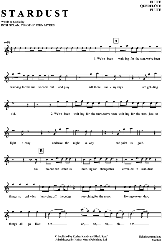 Product gallery: Page 1 of 4 Stardust , Lena, (transverse flute)