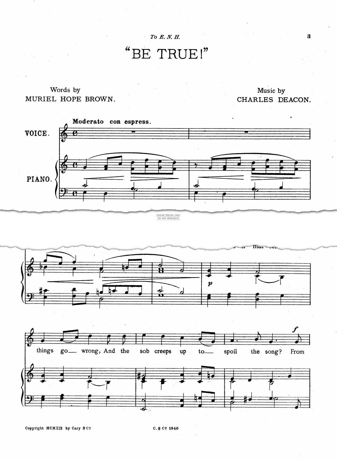 Produktgalerie: Seite 1 von 1 Be True, Charles Deacon, Gesang, Klavier