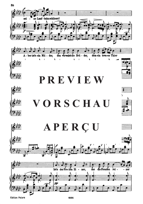 Product gallery: Page 4 of 5 Das Zügenglöcklein D.871, , High Voice and Piano