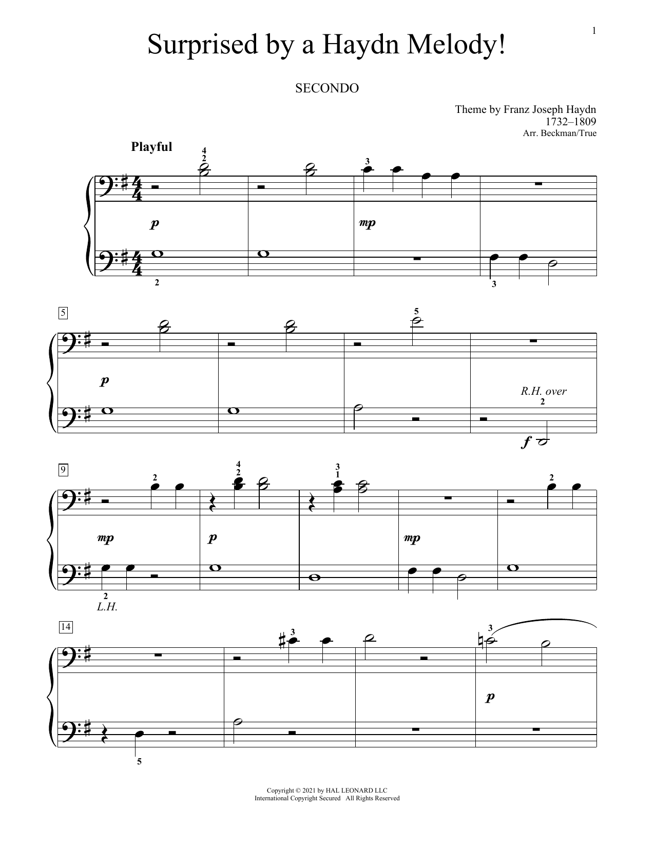 Product picture to: Surprised By A Haydn Melody!