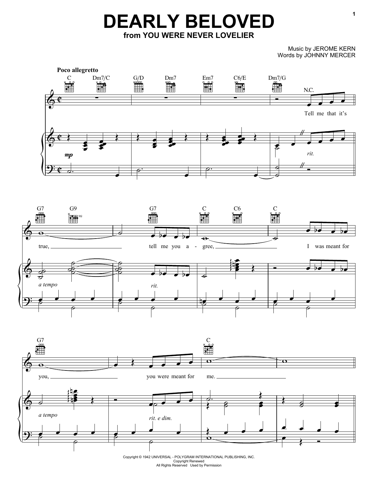 Produktbild zu: Dearly Beloved
