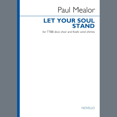 cover: Let Your Soul Stand, Paul Mealor