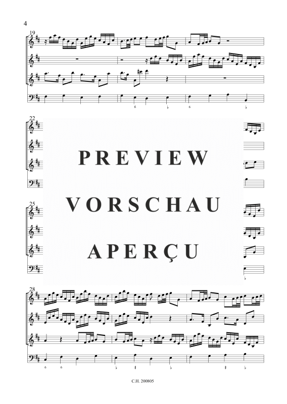 Produktgalerie: Seite 5 von 11 Sonata à 3 Violini (mit Stimmen), , Gemischtes Ensemble 3 Violinen und BC
