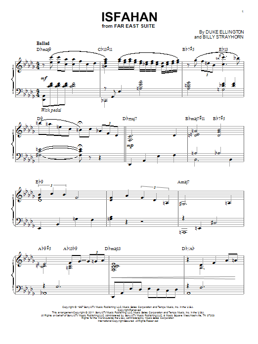 Product gallery: Page 1 of 1 Isfahan (arr. Brent Edstrom), Duke Ellington