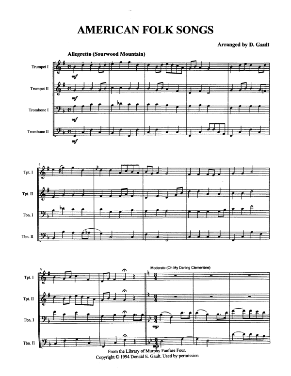 Produktbild zu: American Folk SongsVarious