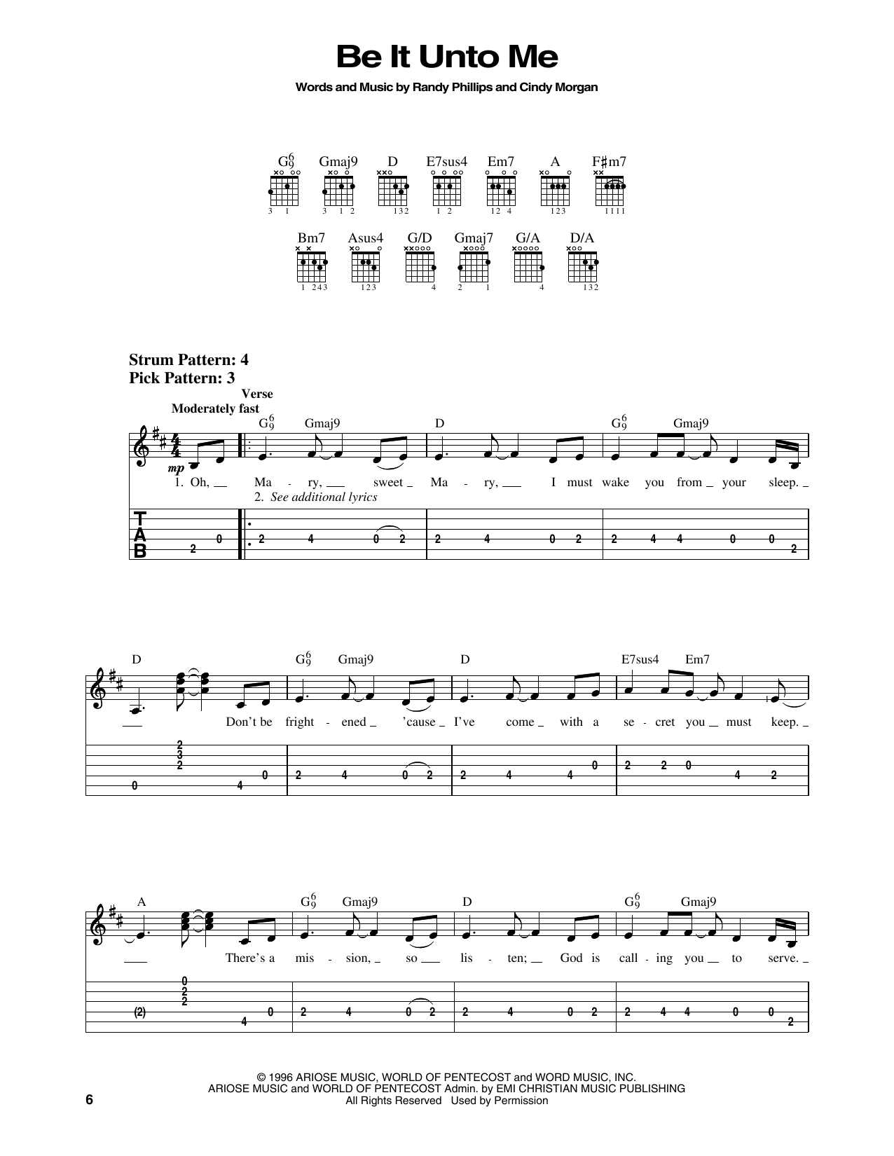 Produktgalerie: Seite 1 von 1 Be It Unto Me, Phillips, Craig & Dean, Gitarre