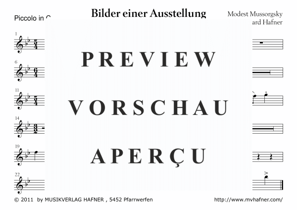 gallery: Promenade aus ´Bilder einer Ausstellung´, , (large wind orchestra)